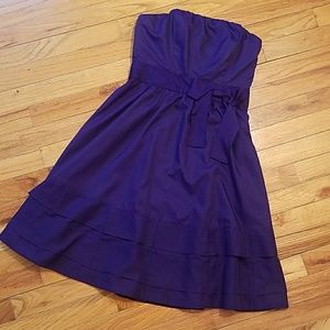 Purple strapless cocktail dress (Limited)